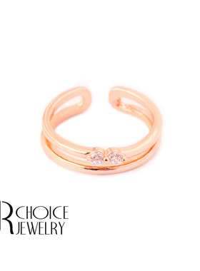 韩国定版锆石指甲关节尾戒