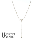 英国新兴品牌MarchS蛋白色简约Y字项链 GENUINE CHOICE