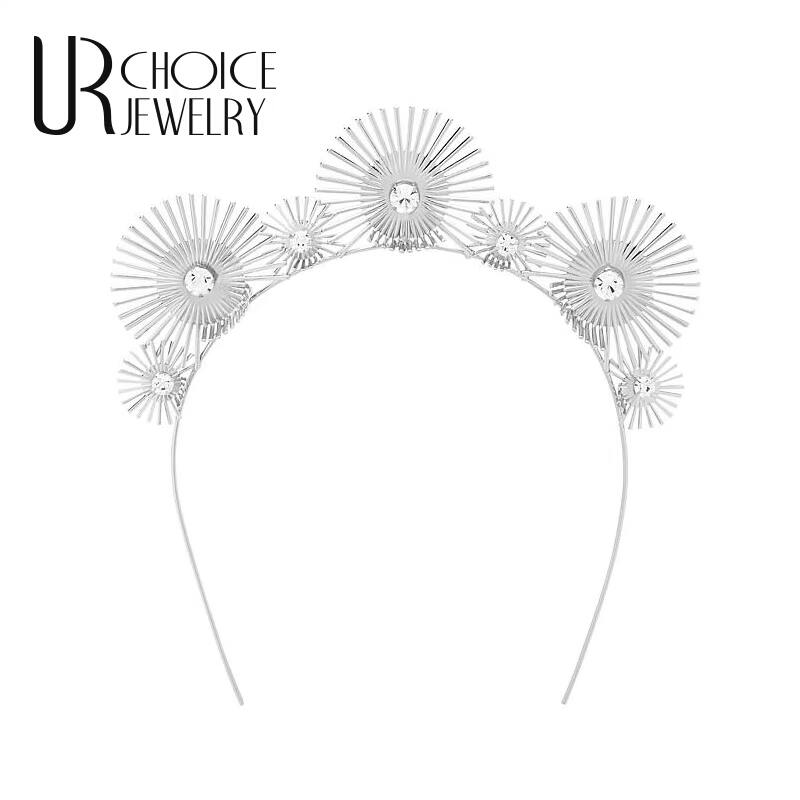 【UR CHOICE】GENUINE●MMO希腊女神铂金色发箍水钻装饰派对头箍