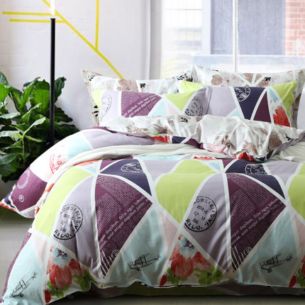 TUCANO 简约时尚臻绒四件套磨毛床单被套秋冬季1.8m床上用品套件