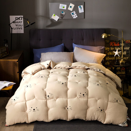 七好啄木鸟被子空调被芯冬被水洗棉被春秋被双人学生冬季加厚保暖