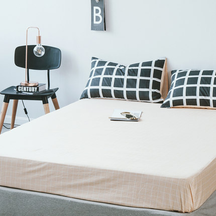 七好啄木鸟 纯棉床笠单件全棉1.5m床垫套床罩1.8米席梦思保护套