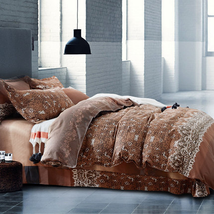 TUCANO 简约时尚臻绒四件套磨毛床单被套秋冬季1.8m床上用品套件