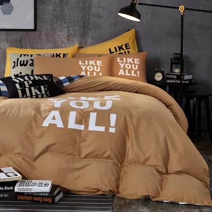 纯棉四件套全棉床品1.8m床上用品夏季被套床单1.2m三件套1.5米