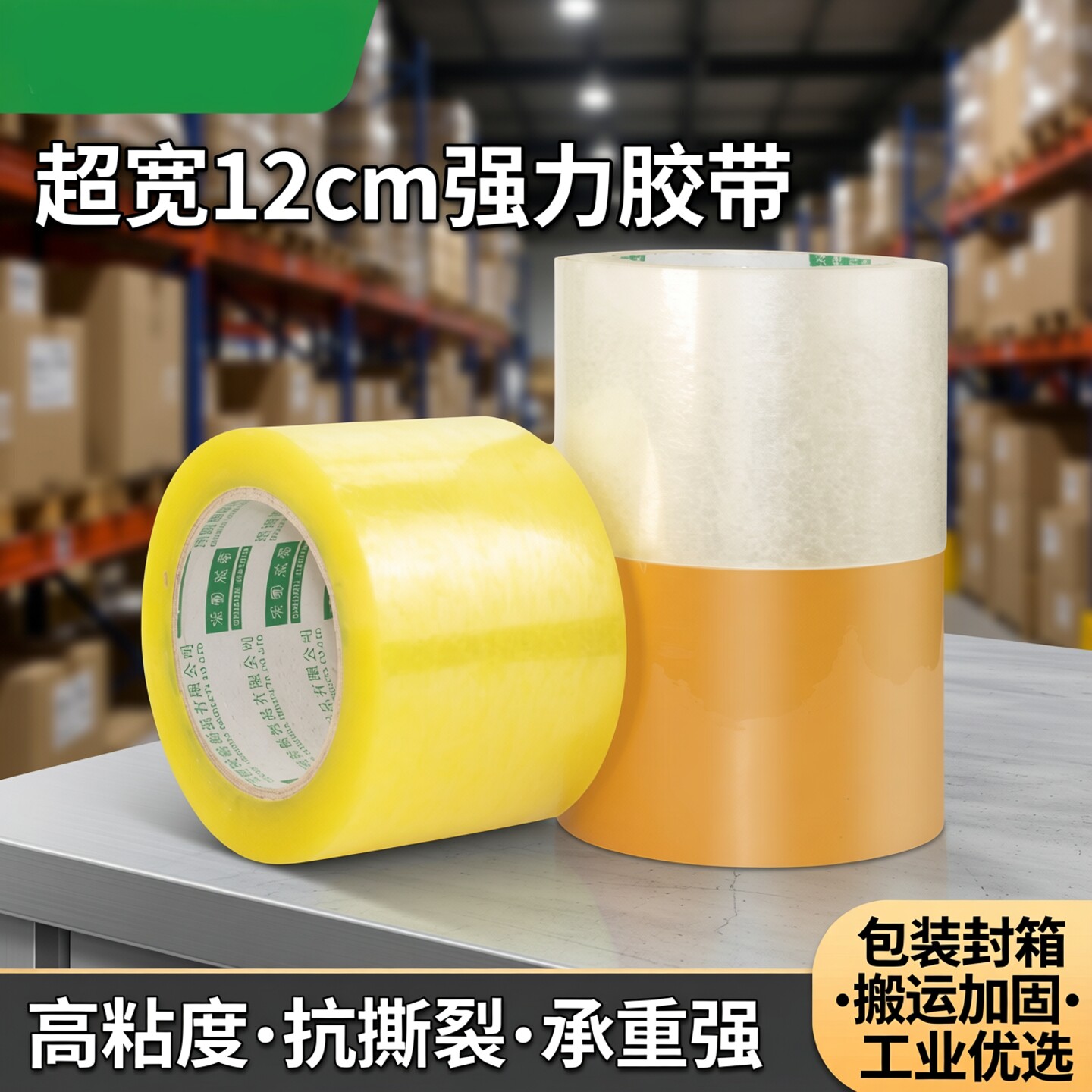 胶带透明宽大号8cm超宽10厘米12公分胶布7强力高粘度加宽胶卷特宽