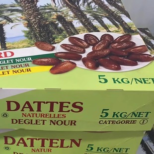 1箱 进口食品以色列来客椰枣5kg