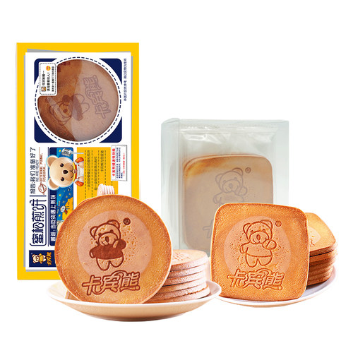 卡宾熊蜜松煎饼鸡蛋薄脆