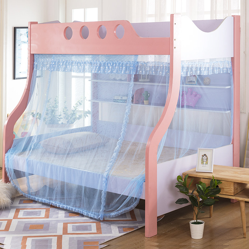 子母床蚊帐1.5米下铺1.2米上下床铺 双层床学生儿童 魔术贴书架款,床上用品,蚊帐,淘宝优惠券,粉丝福利购,淘宝优惠卷
