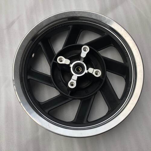 水冷大绵羊CN250摩托车前轮毂大船前钢圈原厂件F款黑色轮圈