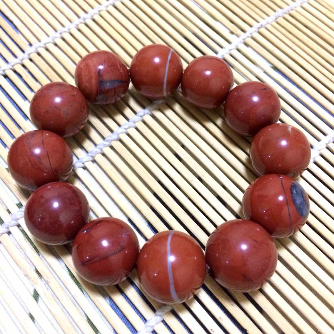 清仓网红古朴天然战国红南红玛瑙手串红碧石手链商务办公礼品