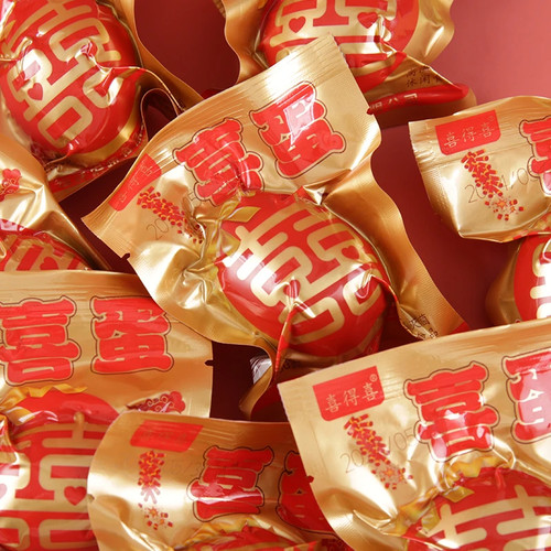 喜得喜满月报喜红鸡蛋卤蛋