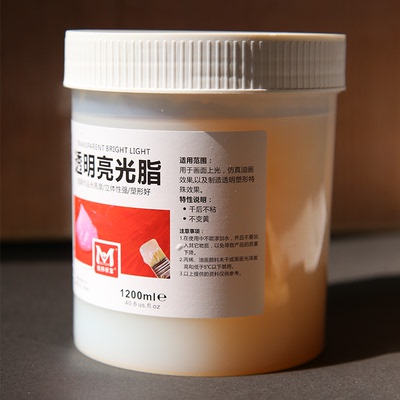 美邦祈富透明立体亮光脂