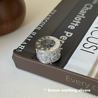 S925纯银微镶罗马时钟小蛮腰桶珠吊坠气质百搭高级轻奢款小众设计