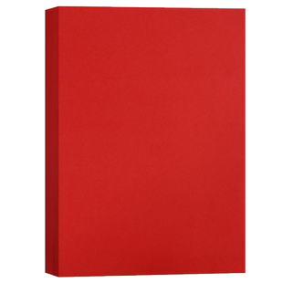 红色A4纸打印纸加厚80g复印纸红纸70g剪纸剪窗花专用折纸正方形双面幼儿园中国红手工纸A3A5大红纸500张婚庆