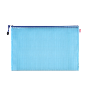 A3大号文件袋装画袋拉链式透明网格大容量收纳袋大尺寸试卷美术袋海报绘画8K画纸画画作品塑料档案袋资料防水