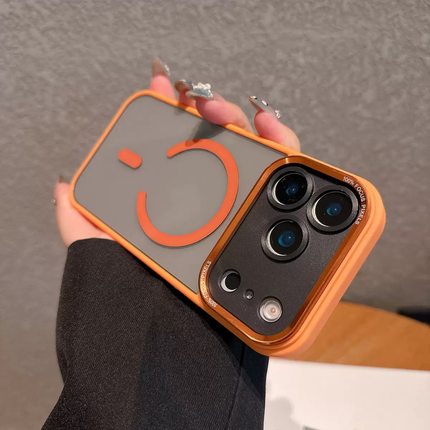 适用苹果17promax手机壳新款16plus透明黑magsafe硅胶iphone15高级感磁吸圈13pro保护11男12女镜头全包防摔14