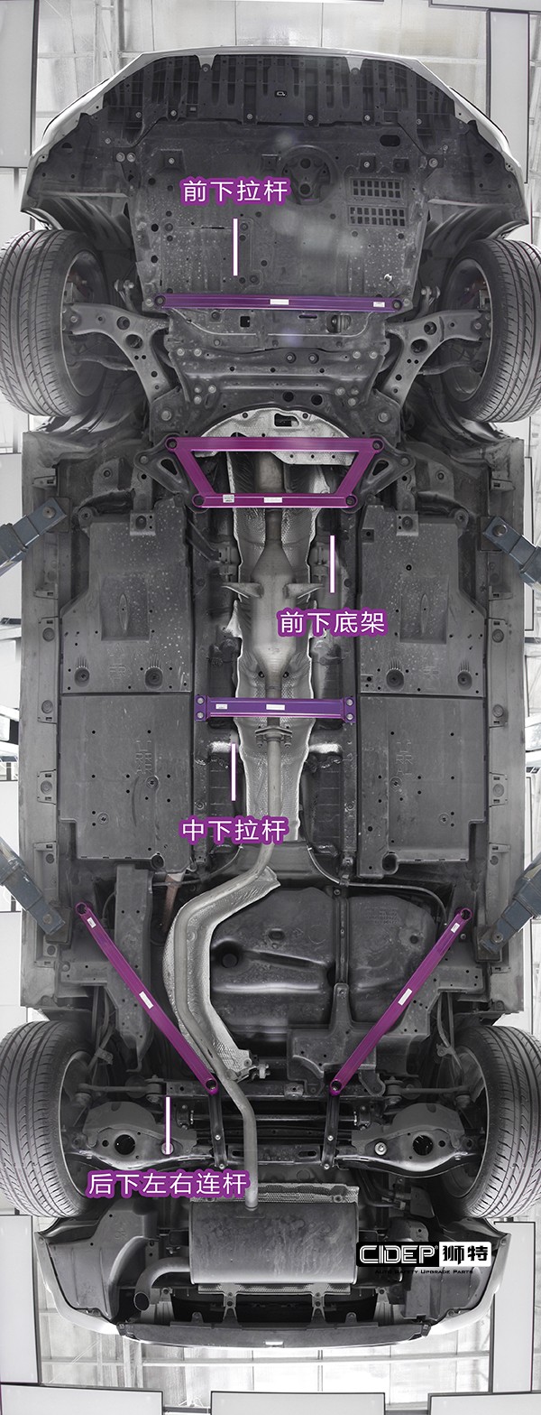 cidep狮特CT200h顶吧防倾杆