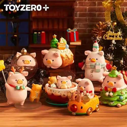52TOYS现货正版LuLu猪圣诞小镇系列盲盒罐头猪潮玩礼物玩具摆件