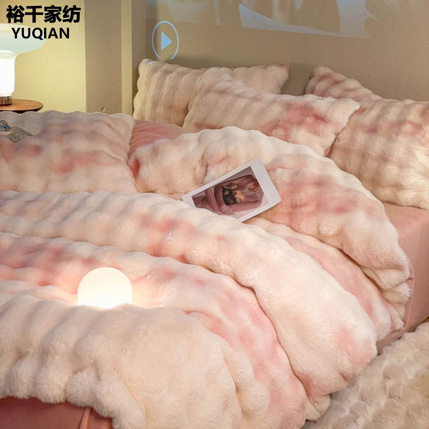 轻奢A类母婴级牛奶绒四件套冬季保暖2026新款双面珊瑚绒床单被套