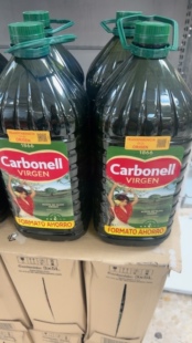 27年1月西班牙直邮CARBONELL康宝娜特级初榨橄榄油5L2度