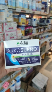 2027年11月西班牙直邮Arkopharma 8小时多重草本舒眠片褪黑30粒