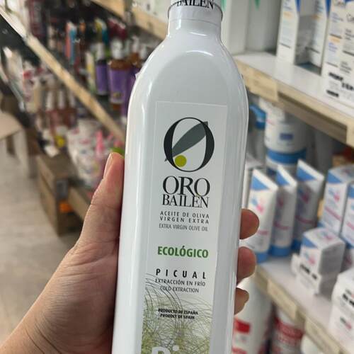 包邮2027年11月西班牙直邮有机特级初榨橄榄油ORO BAILEN 500ml