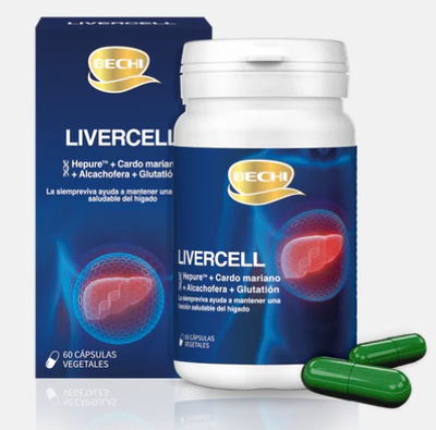 2028年9月西班牙直邮Bechi Livercell水飞蓟素囊60粒