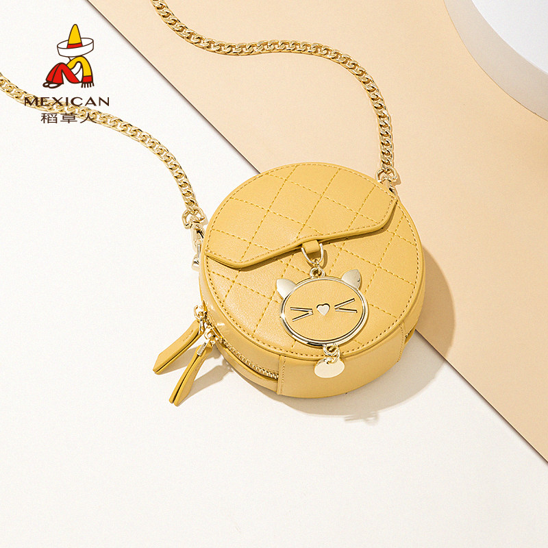 稻草人女包夏天小包包2020新款潮迷你链条包斜挎小包女时尚单肩包