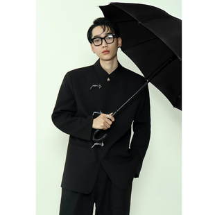 男女同款 重磅 中式 西装 TWOW 中国风外套时髦纽扣中山装 专柜258