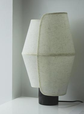 工厂直销新中式禅意台灯软装台灯订制Volute系列布艺日式简约客厅