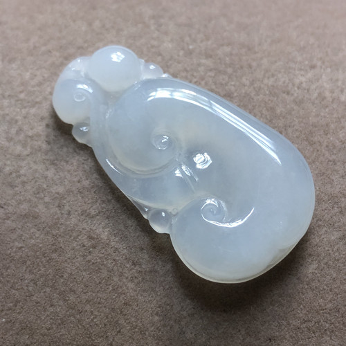缅甸玉石A货翡翠珠宝玉器文玩老坑料冰起胶如意挂件吊坠捡漏价