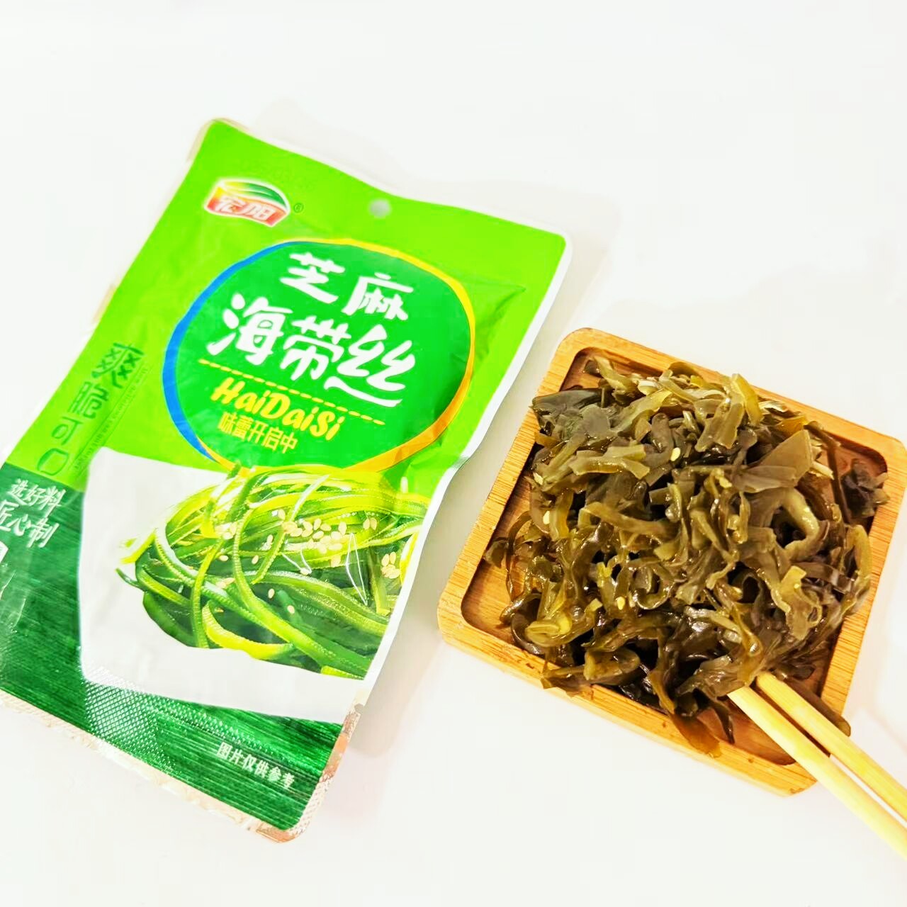 宏阳芝麻香辣海带丝60克袋装即食下饭佐餐粥酱腌咸外婆泡菜零食