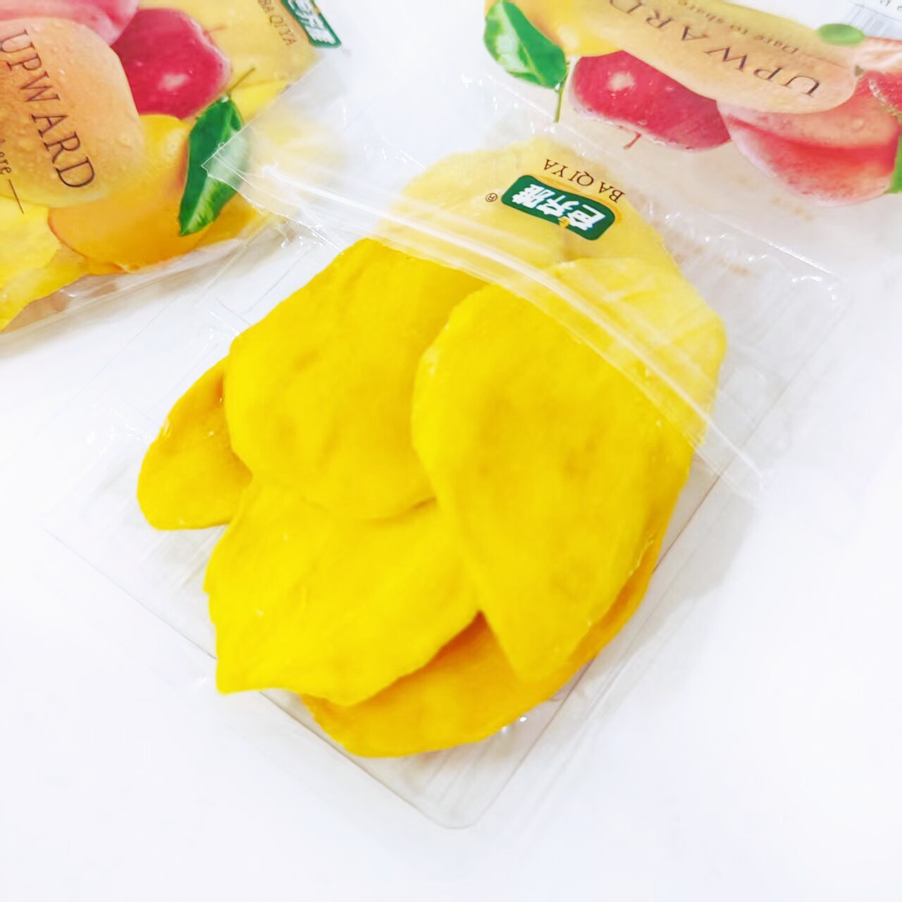 夿齐雅芒果干158克袋装泰国风味即食大片厚切水果脯零食蜜饯
