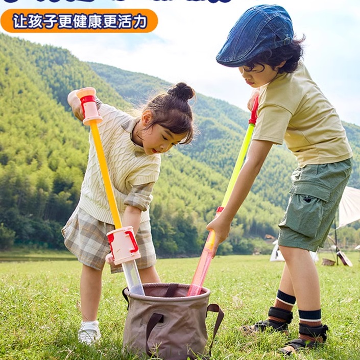 儿童水枪玩具男女孩大号沙滩抽拉式滋呲吸喷水戏水漂流打水仗神器