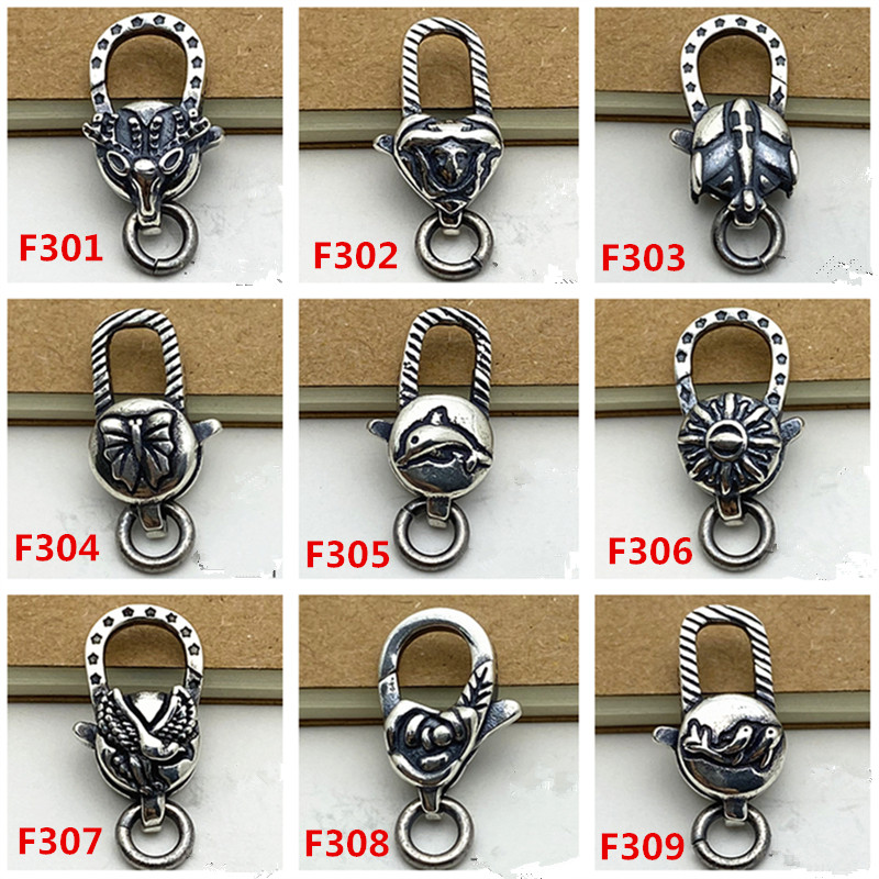 复古色龙虾扣项链搭扣