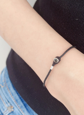 VerGem磨砂质感手链日系细链