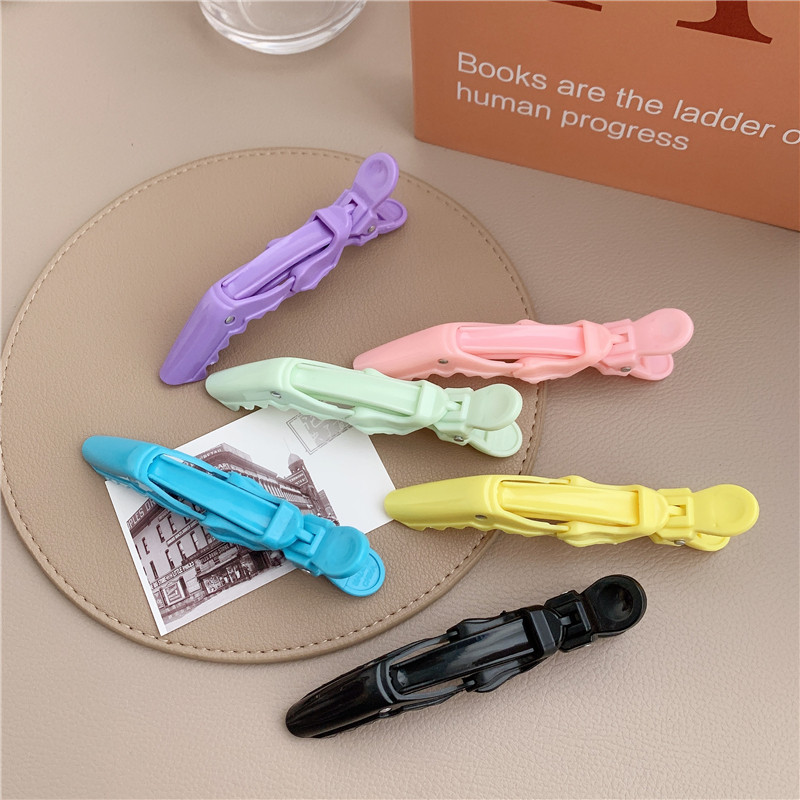 爱用系列 超级实用糖果色发夹化妆洗脸刘海鸭嘴夹美发夹子无痕夹