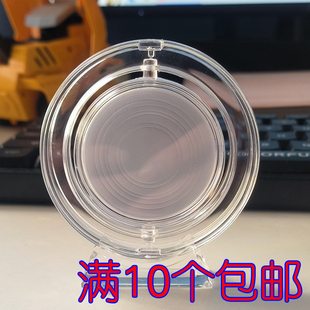 内径40mm纪念币收藏盒生肖纪念币保护壳咕卡旋转盒展示盒圆形摆件