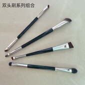 沧州化妆刷双头遮瑕刷镰刀眼线刷双头眉刷卧蚕下至细节刷唇刷工具