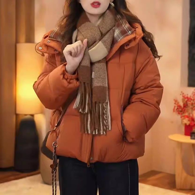 棉服女短款2026冬季新款宽松巨好看棉袄外套小个子保暖棉衣面包服