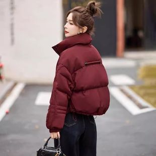 短款羽绒棉服女冬季2025新款棉衣韩版宽松显瘦时尚小个子棉袄外套