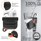 适用苹果蓝牙耳机保护套airpods pro3代Airpods1代2代3代4代防水亚马逊爆款