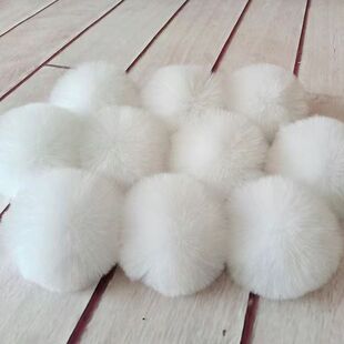 七星毯斗篷毛球仿獭兔毛diy材料手工服装鞋配饰帽子毛球