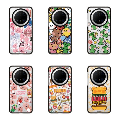 CASEJIAK LULU猪汉堡适用于华为Mate80pro/70/70Pro手机壳磁吸小海狸华为mate80promax/60pro保护壳70pro防摔