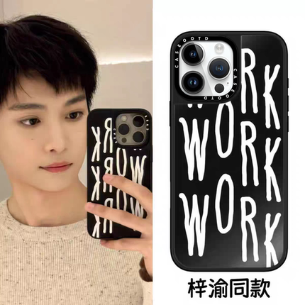 CASE SMFK白十字花Work适用iPhone17ProMax手机壳苹果17/15/16/Pro防摔14plus镜面13保护套12磁吸11/14高级15