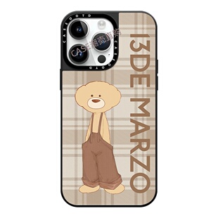 promax卡通防摔保护套11可爱 联名13DE pro MARZO小棕熊适用于苹果16pro手机壳磁吸iphone16