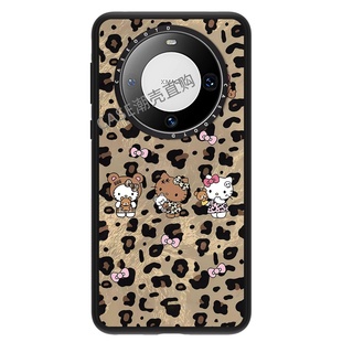 60pro手机壳磁吸卡通华为mate70 pro防摔保护套mate60 70pro CASE豹纹kitty猫凯蒂猫适用于华为mate70