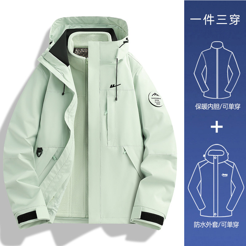 回力户外登山冲锋衣男女款202夹克