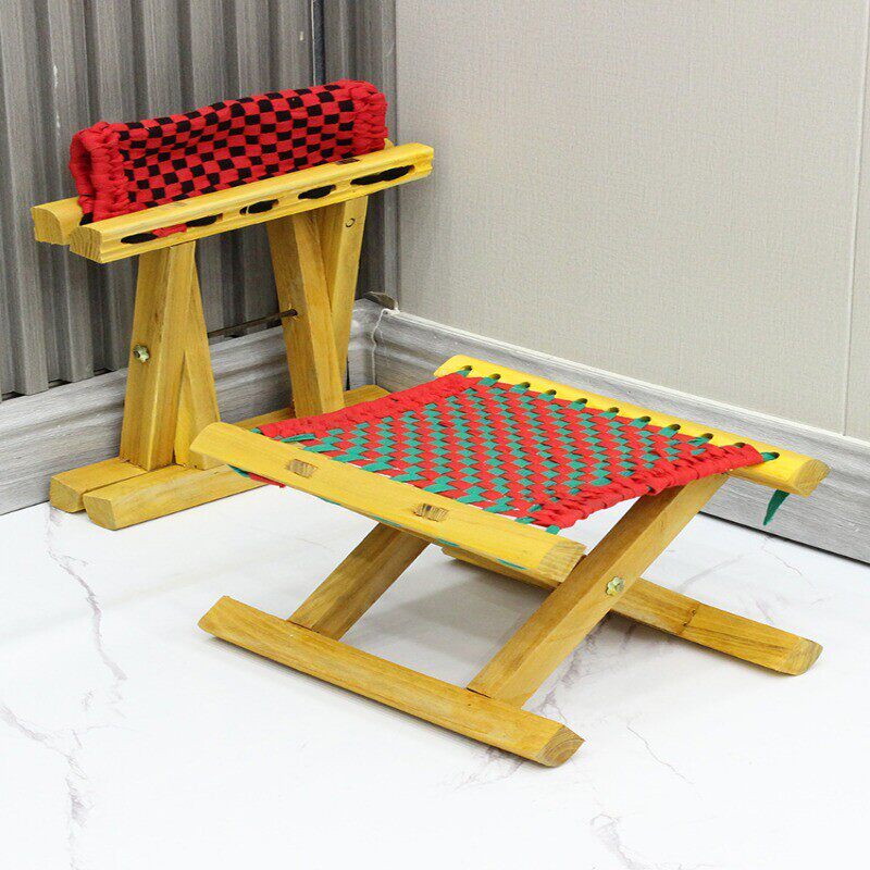 马扎实木小马扎凳户外便携折叠成人折叠凳马扎凳结实户外钓鱼板凳