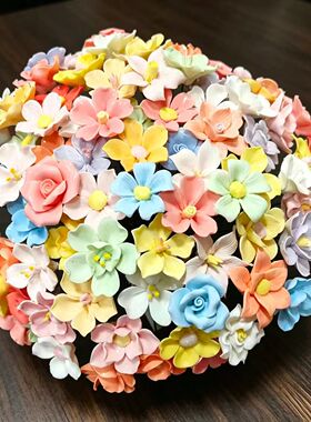 纯手工陶瓷仿真花瓶教师节礼物